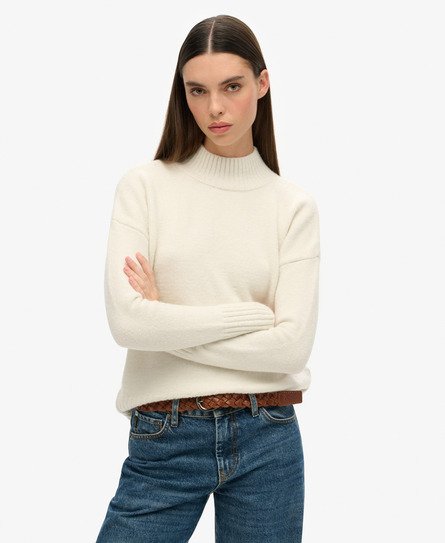 Mock shirt jumper womens hotsell