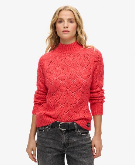 Pointelle Strickpullover