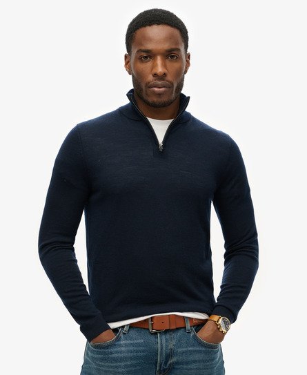 Merino Half Zip Jumper 