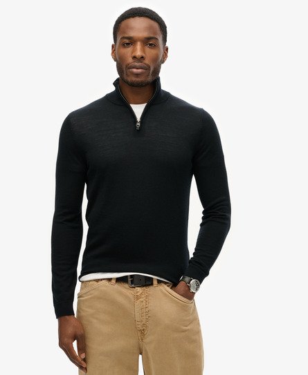 Merino Half Zip Jumper 