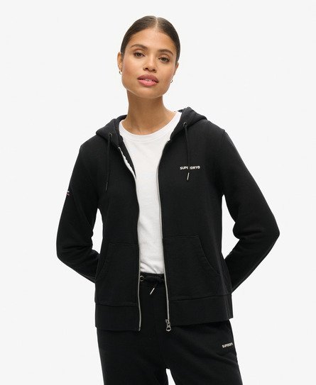 Plain black hoodie women online