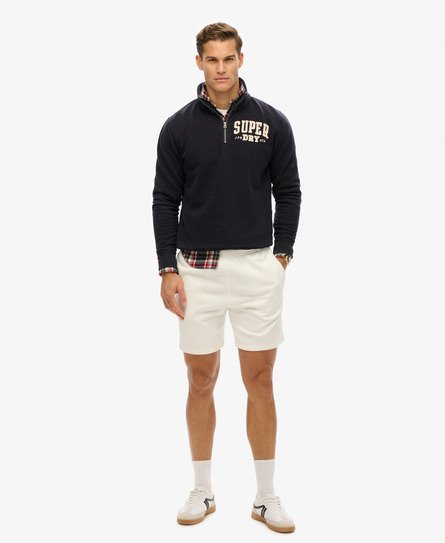 Sportswear short met losse pasvorm en reliëf