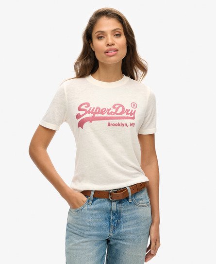 T-shirt avec logo fantaisie Vintage