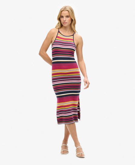 Maroon Sunset Stripe