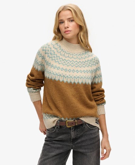 caramel fairisle