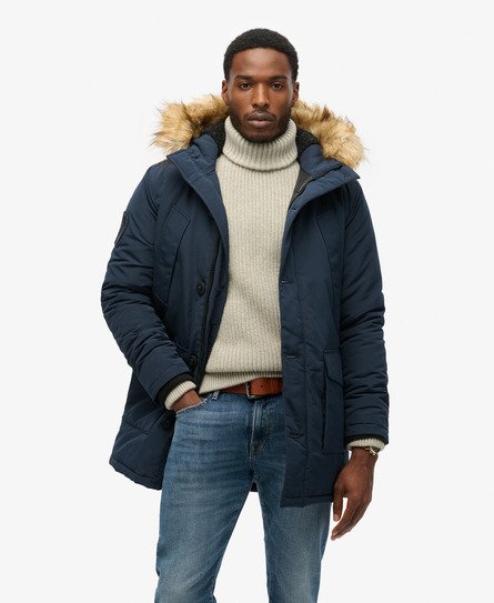  Hooded Everest Faux Fur Parka