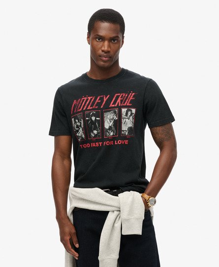 T-shirt Mötley Crüe x Superdry en édition limitée