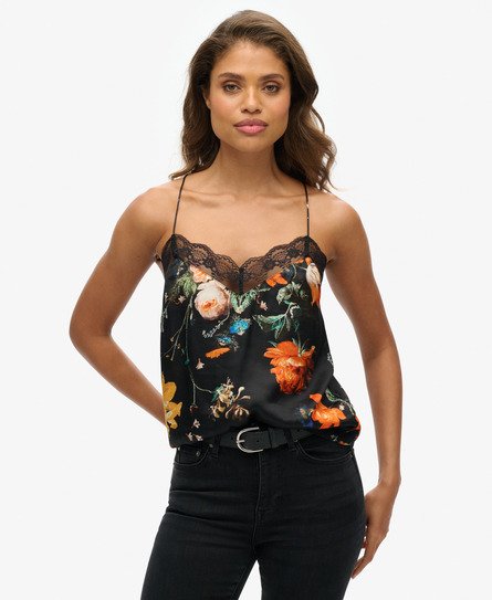 whimsical black floral