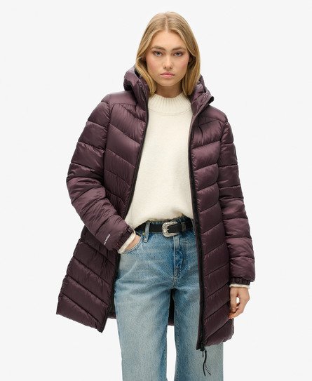 Superdry womens long coat online