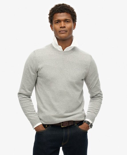 Organic Cotton Cashmere Crew Jumper