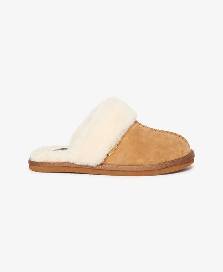 Suede Mule Slippers