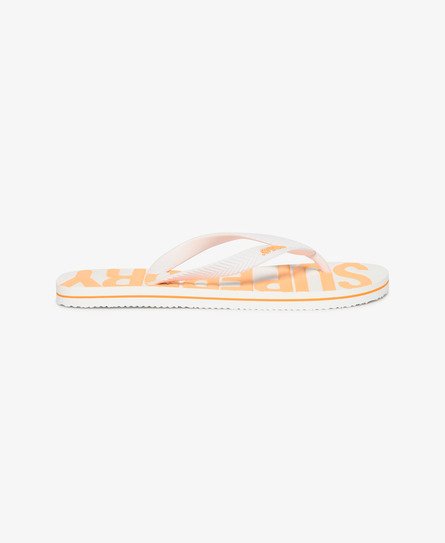 Mens Vintage Flip Flops in White Superdry UK