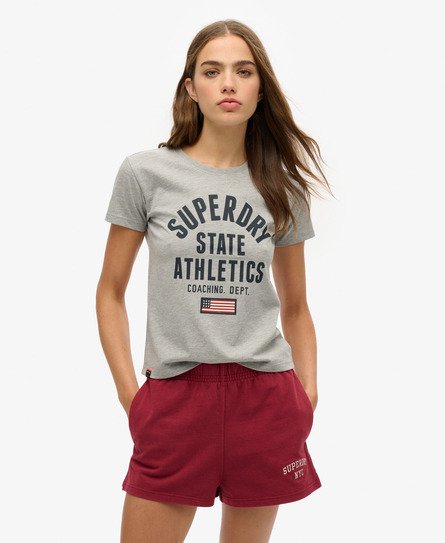 Athletic Graphic Fitted T-Shirt