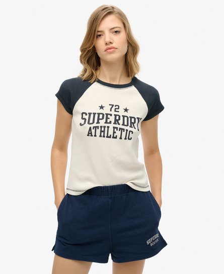 Athletic Essentials Raglan Cap Sleeve T-Shirt