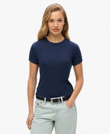 Athletic Essentials Logo Rib T-Shirt