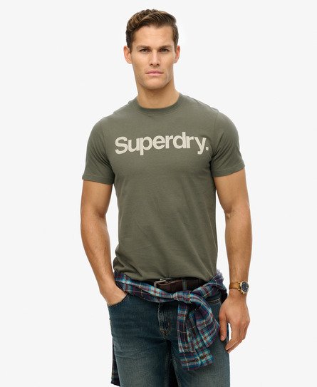 Herren Core T-shirt mit Logo - Größe: M - Superdry - Modalova
