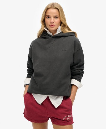 Superdry Vrouwen Studios Hoodie Zwart