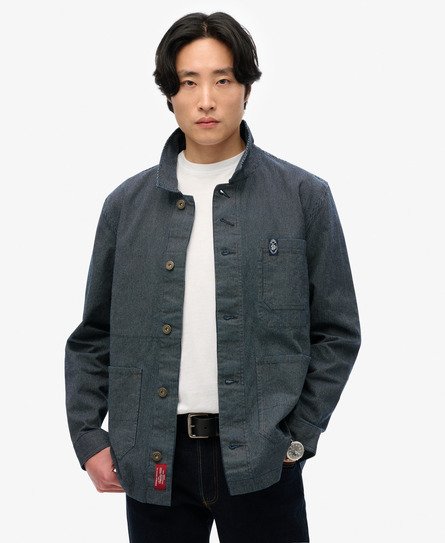 Merchant Stripe Worker Jacket