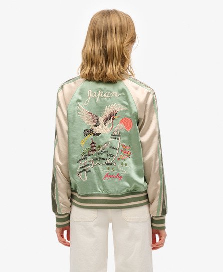 Suikajan Embroidered Bomber