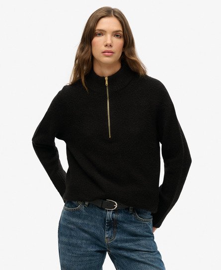 Brushed Half Zip Jumper