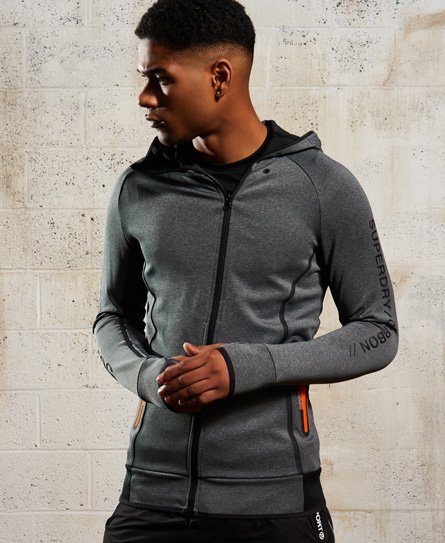 Superdry Tri Carbon Tokyo Angle Zip Sweat Hoodie Tri Carbon Tokyo Angle Zip Sweat Hoodie