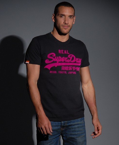 Mens - Entry Flock T-shirt in Black 