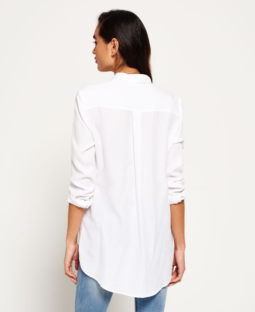 sådan mærkning Gå forud Women's Jackson Oversized Shirt in White | Superdry US