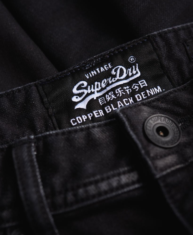 Mens - Wilson Jogger Jeans in Boxer Black Used | Superdry