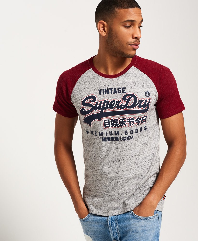 Superdry Premium Goods Raglan T-Shirt - Men's T Shirts