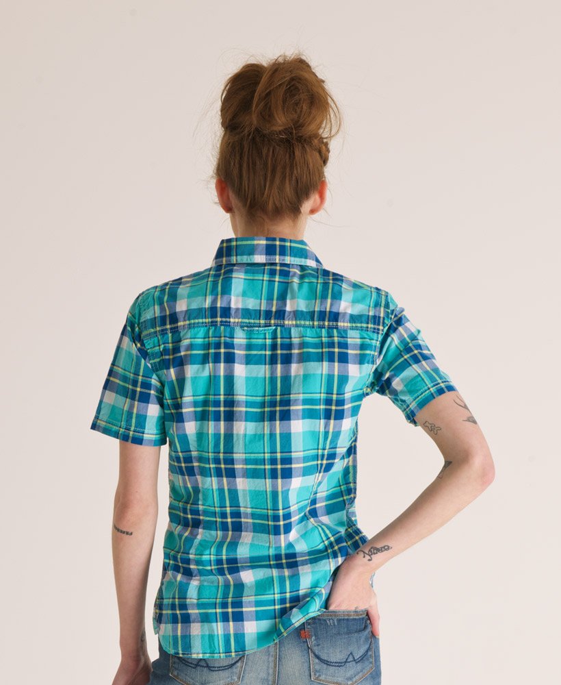 Superdry Camisa a cuadros Penny Camisas para Mujer Superdry Camisa a cuadros Penny Camisas para Mujer