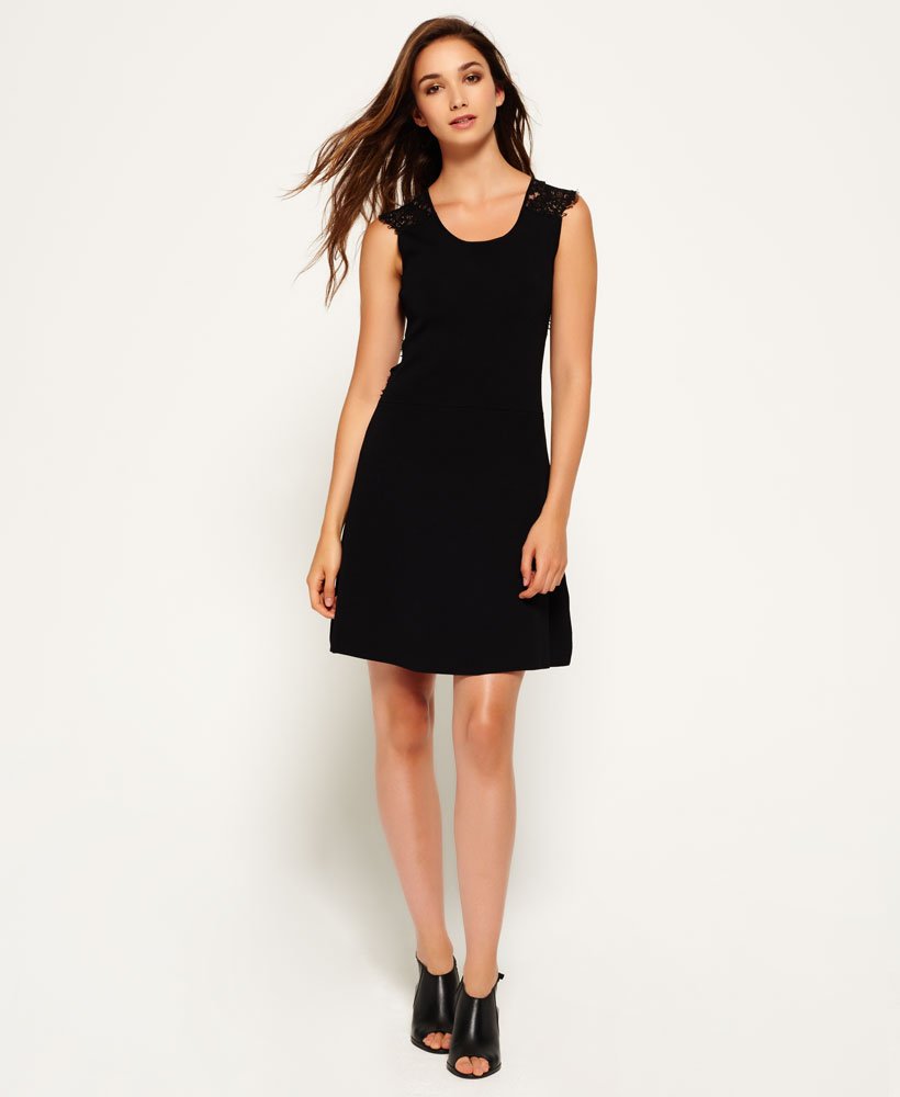 Superdry Alina Lace Knitted Dress - Women's Dresses
