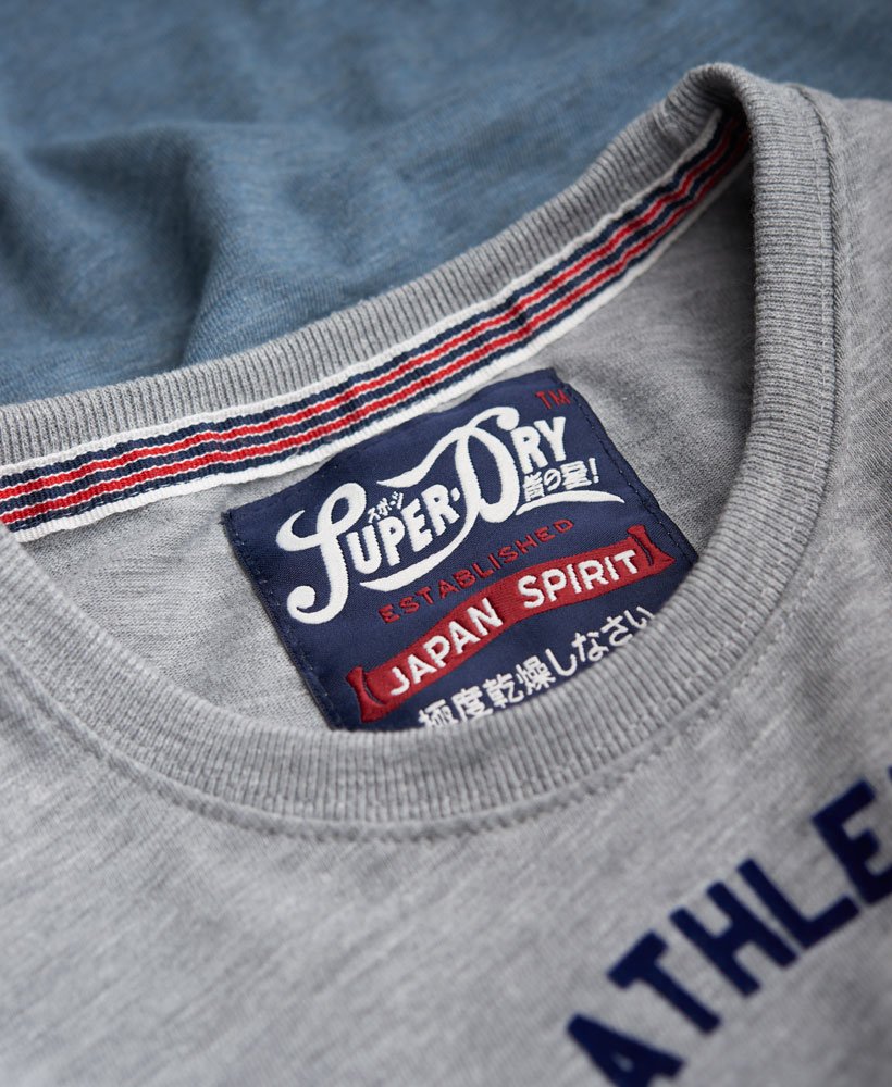 Men's Original Japan State T-shirt in Grey Marl | Superdry US