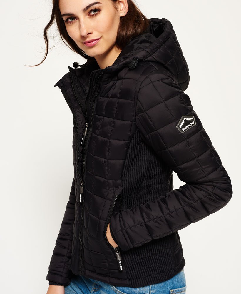 Superdry Hooded Box Quilt Fuji Jacket Women S Jackets And Coats