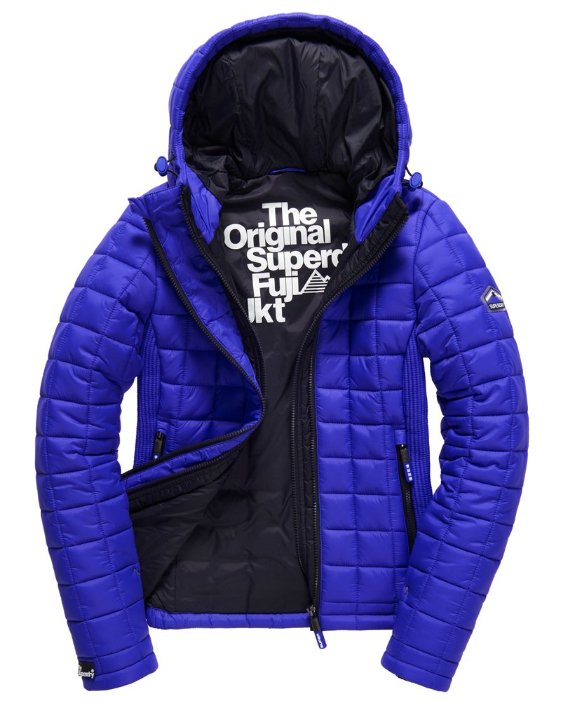 Superdry Hooded Box Quilt Fuji Jacke Damen Jacken & Mäntel Superdry Hooded Box Quilt Fuji Jacke Damen Jacken & Mäntel