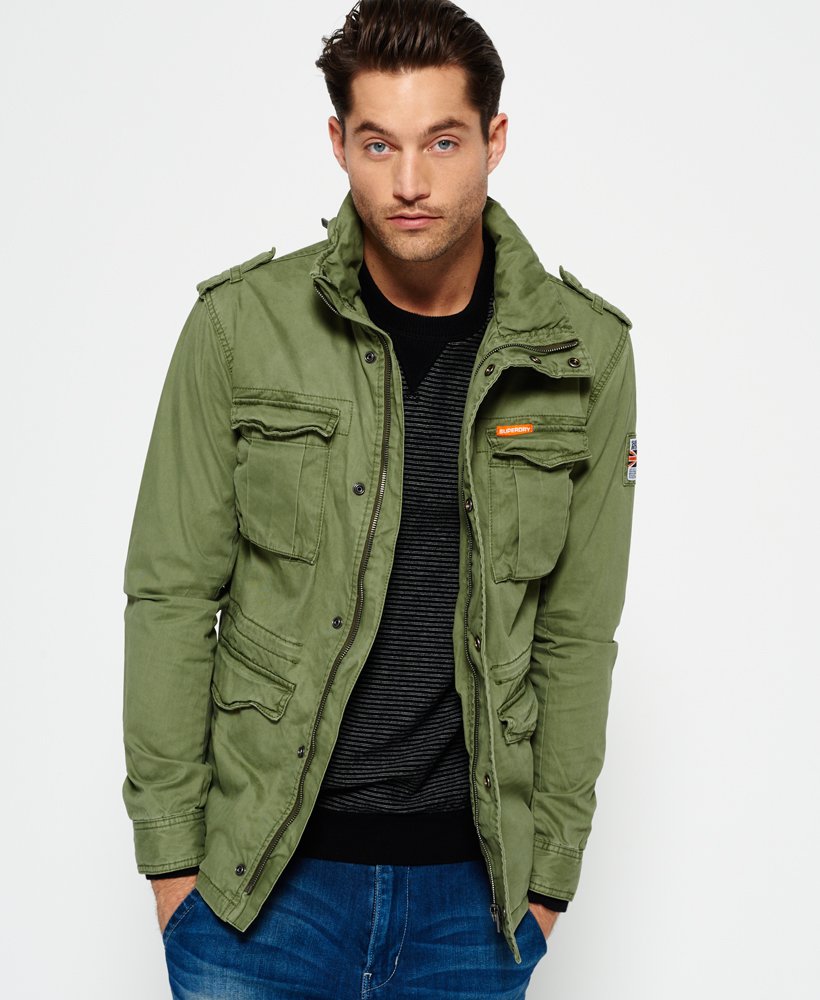 Mens - Rookie Military Jacket in Green 