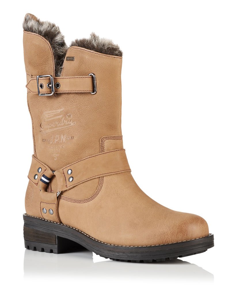 Womens - Tempter Boots in Sand | Superdry