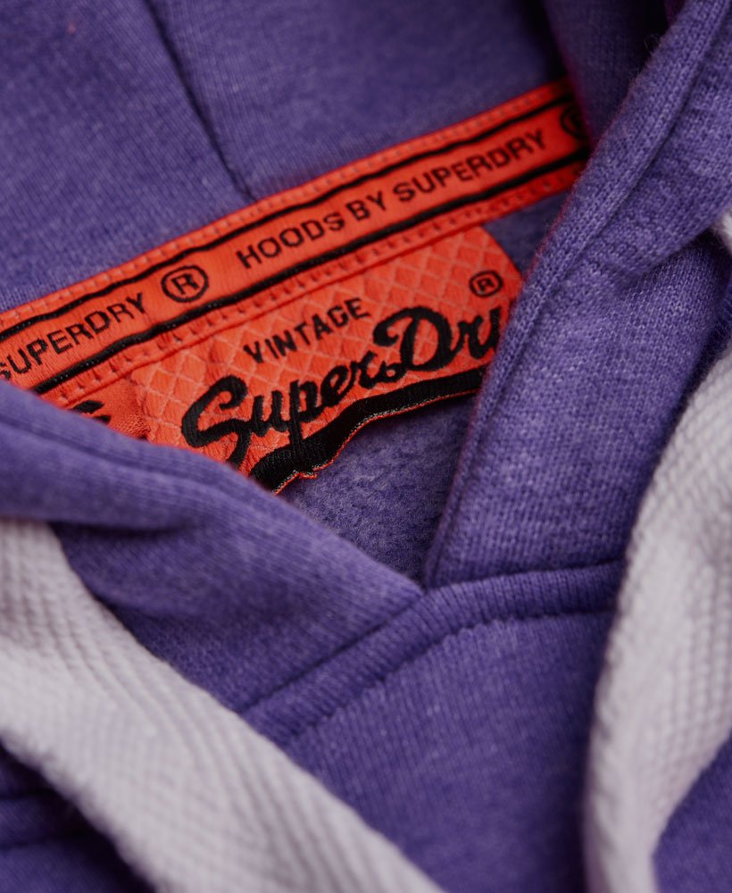 Superdry Vintage Logo Side Fade Hoodie - Women's Hoodies and Sweatshirts