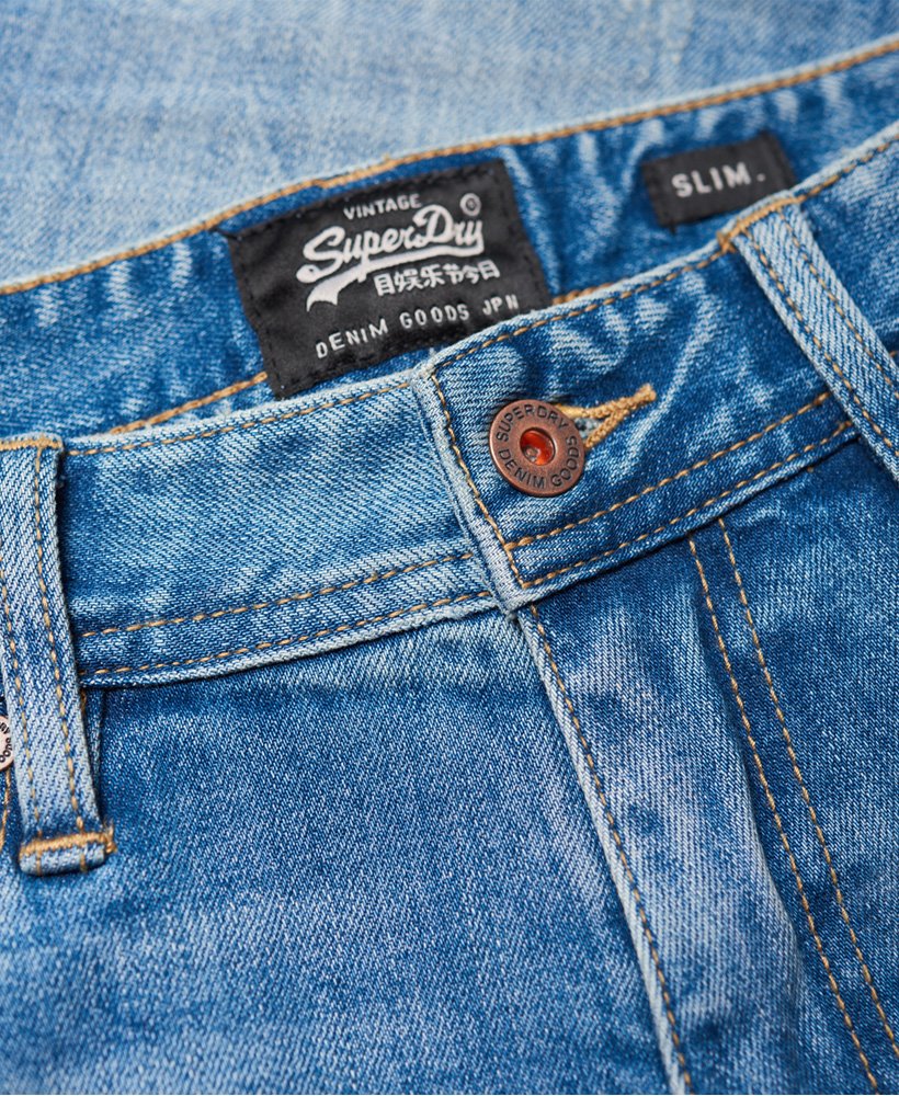 Mens - Slim Jeans in Blue | Superdry UK