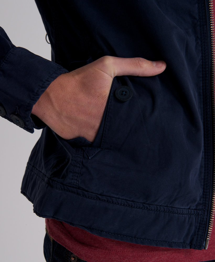 Mens Commodity Harrington in Navy Superdry