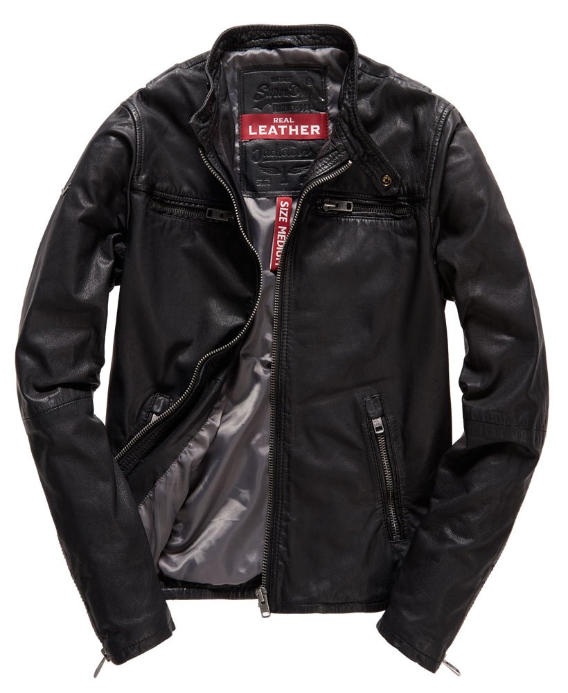 Real Hero Biker Leather Jacket