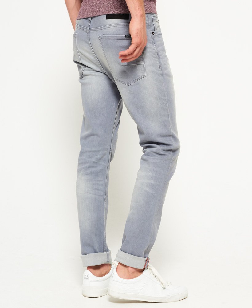Mens - Slim Low Rider Jeans in Grey | Superdry UK