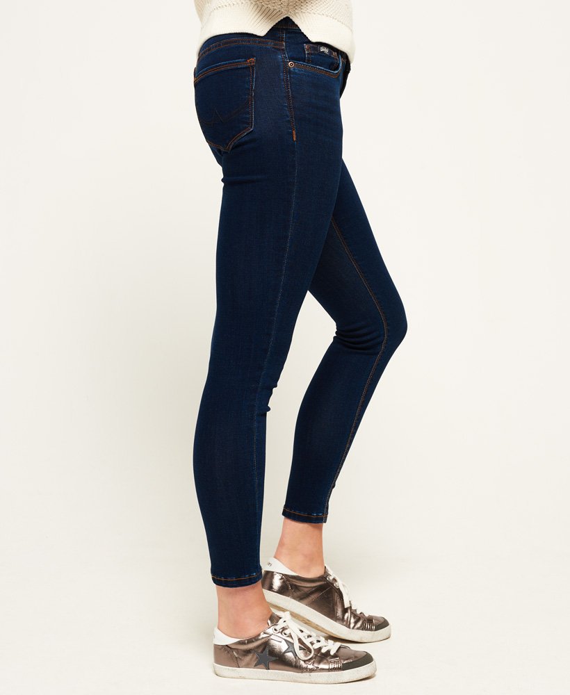 Womens - Cassie Skinny Jeans in Dark Rinse | Superdry UK