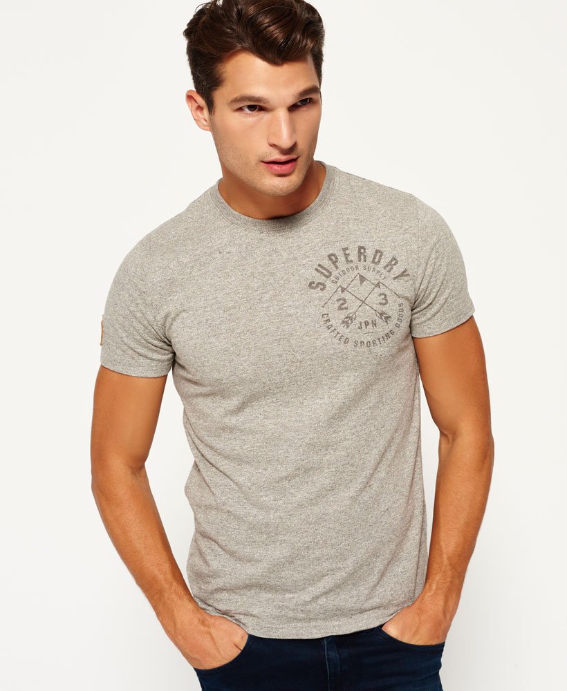 Mens - Expedition T-shirt in Grey | Superdry UK