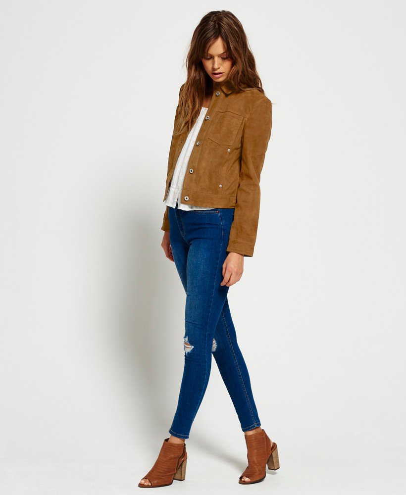 Superdry Suede Billie Bomber Jacket 2