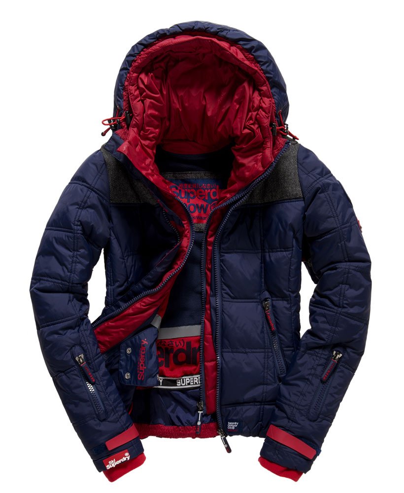 Box Polar Element Hooded Ski Jacket 