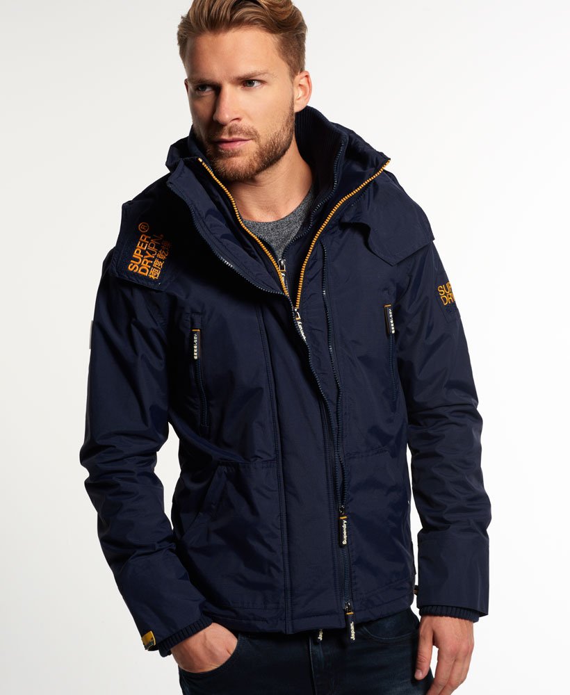 Mens - Hooded Arctic SD-Wind Attacker Jacket in Nauticalnavy/mustard ...