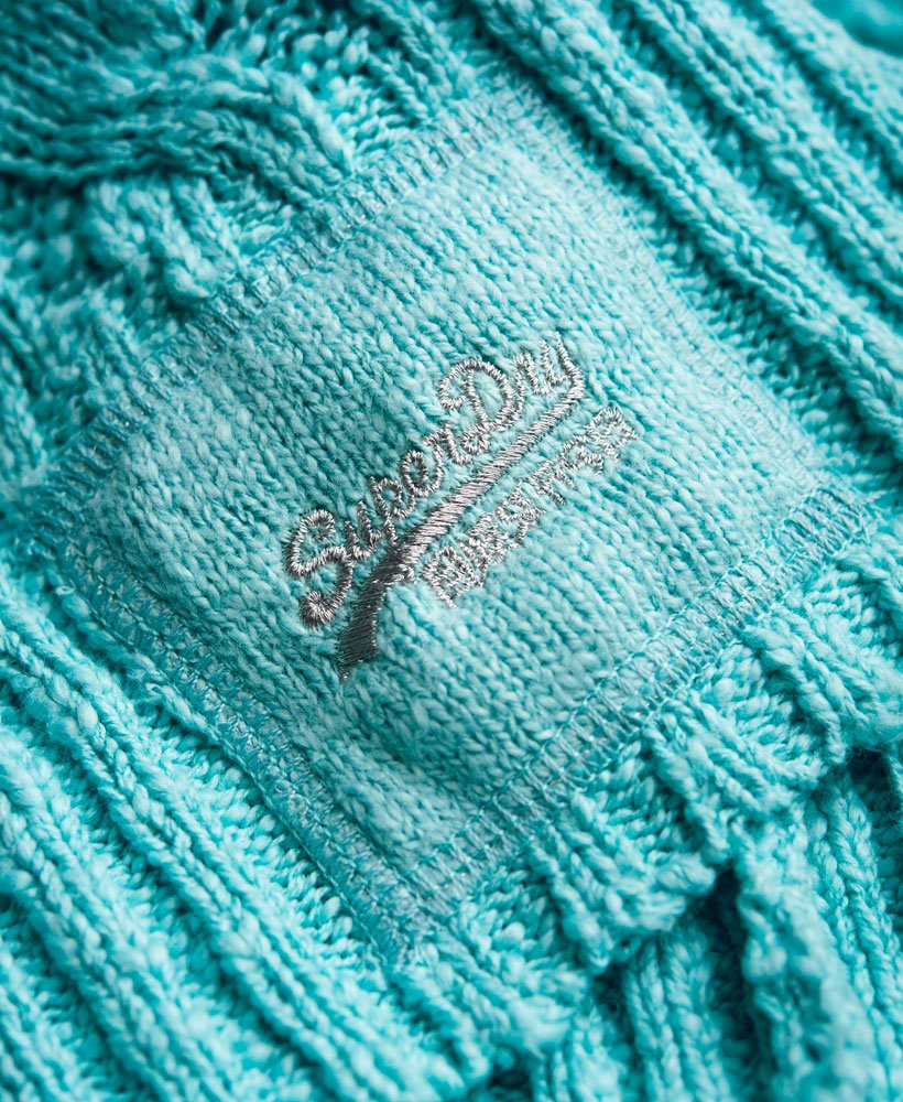 Superdry Pull torsadé à col rond Summer Croyde Maille Superdry Pull torsadé à col rond Summer Croyde Maille