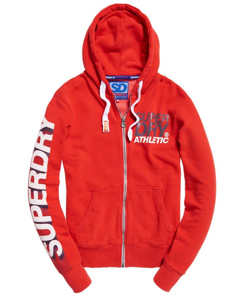 superdry athletic zip hoodie