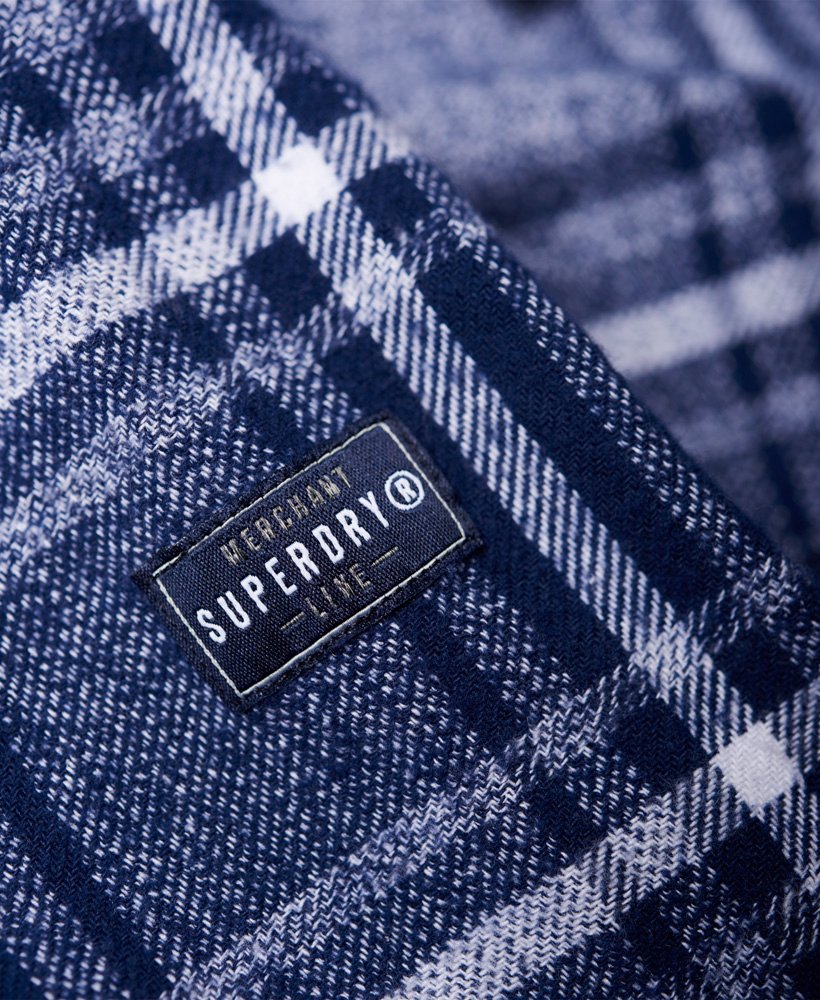 Superdry Milled Flannel Shirt 7