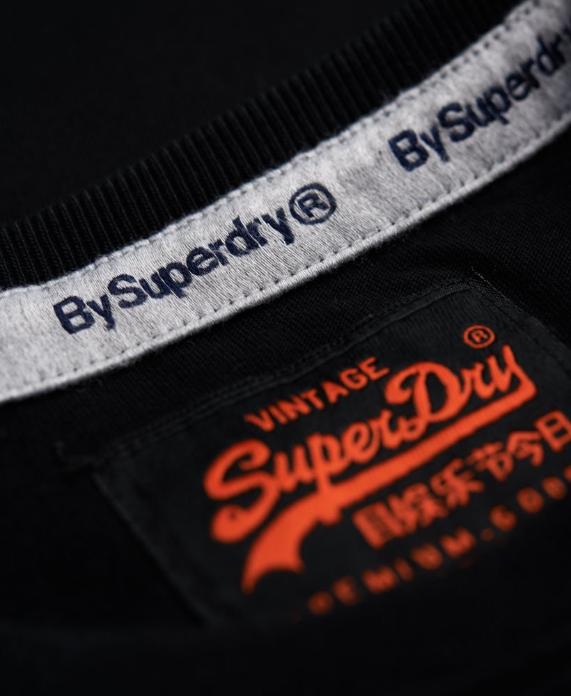 Mens - Vintage Logo T-shirt in Black | Superdry